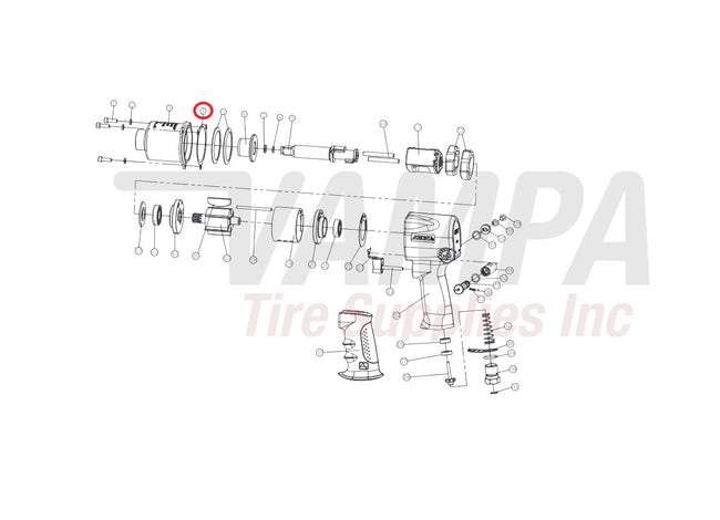 AirCat 1431-04 Replacement Front Gasket For ARC-1431-2