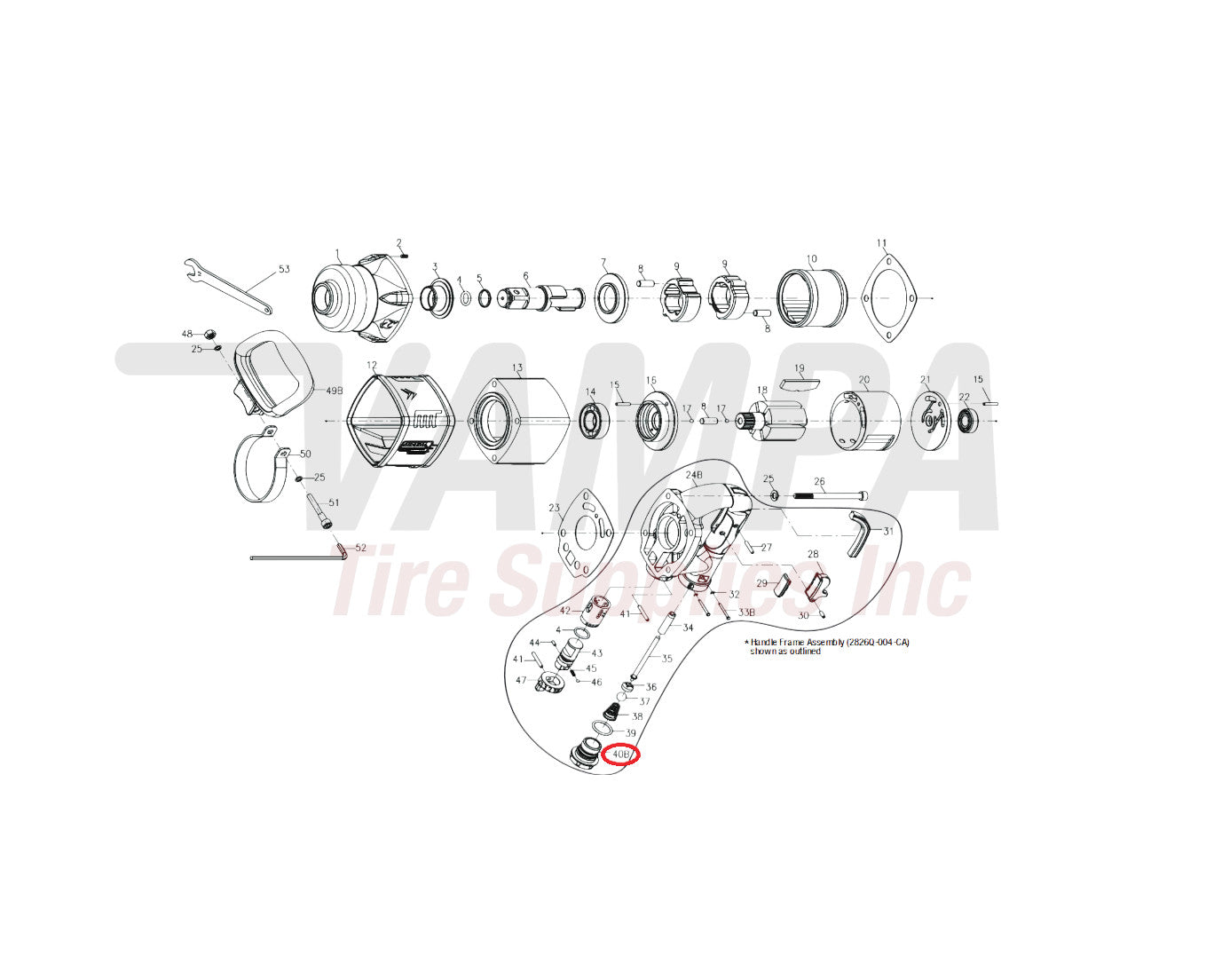 AirCat 315F-025C-B Replacement Inlet For ARC-1993-VXL