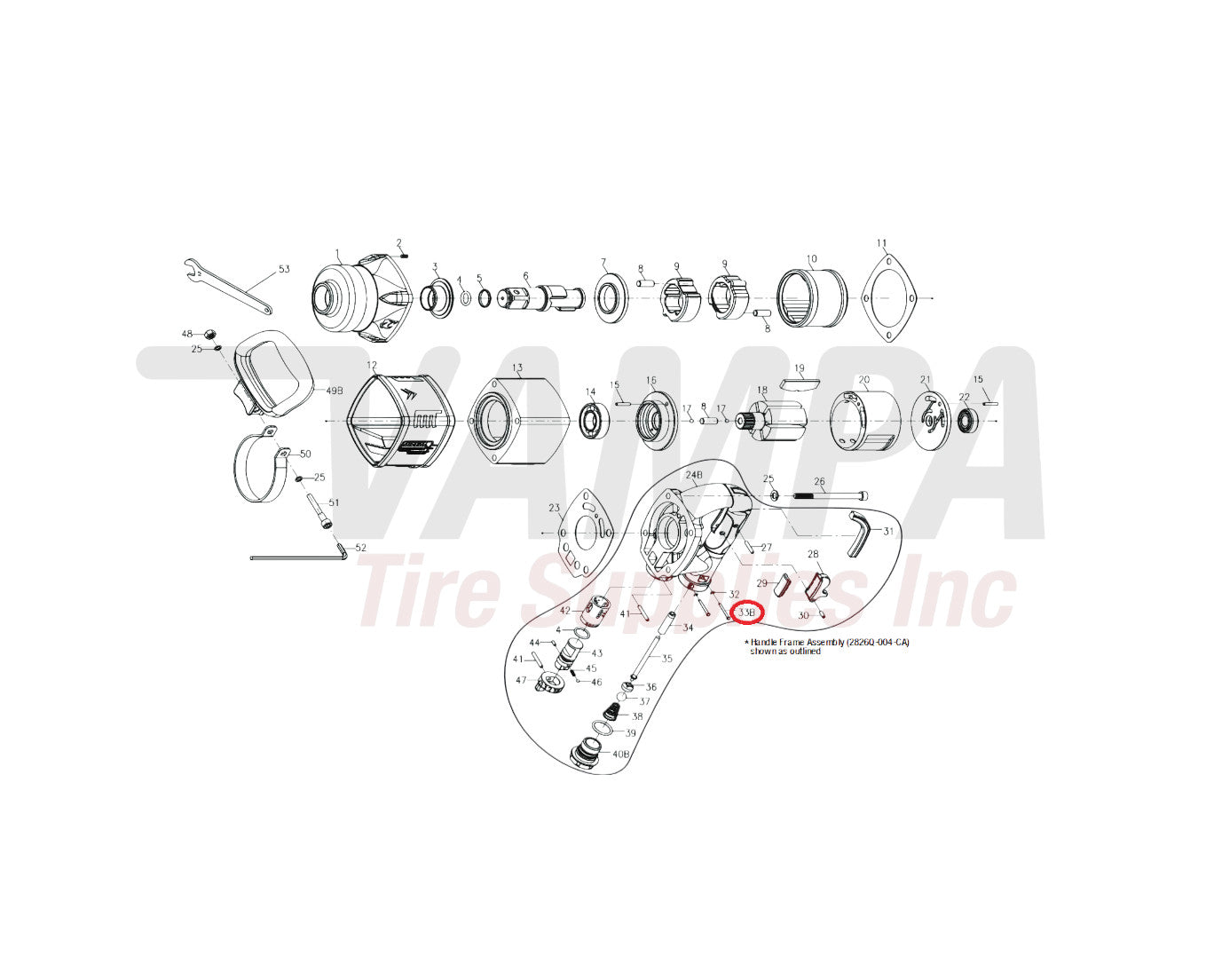 AirCat 315S-034-B Replacement Inlet Pin For ARC-1993-VXL