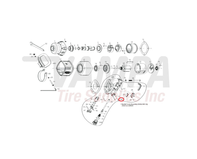 AirCat 315S-034-B Replacement Inlet Pin For ARC-1993-VXL