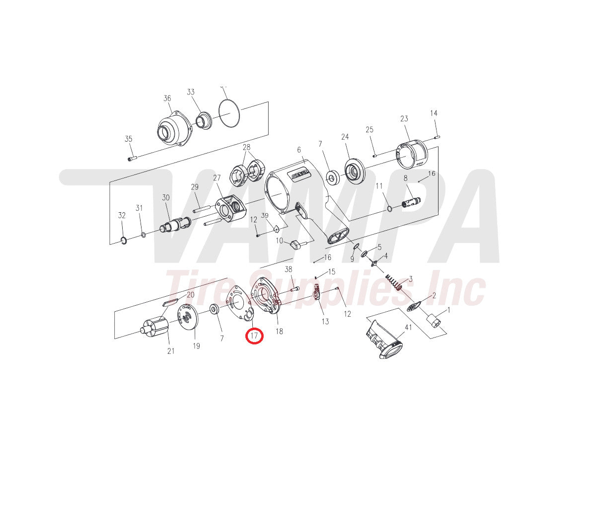 AirCat 9263417 Replacement Gasket For ARC-1777