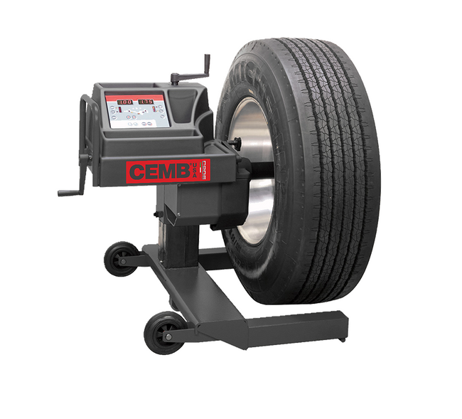 Cemb USA C206 Heavy Duty Hand Spin Truck Tire 2D Wheel Balancer 30 in. Capacity