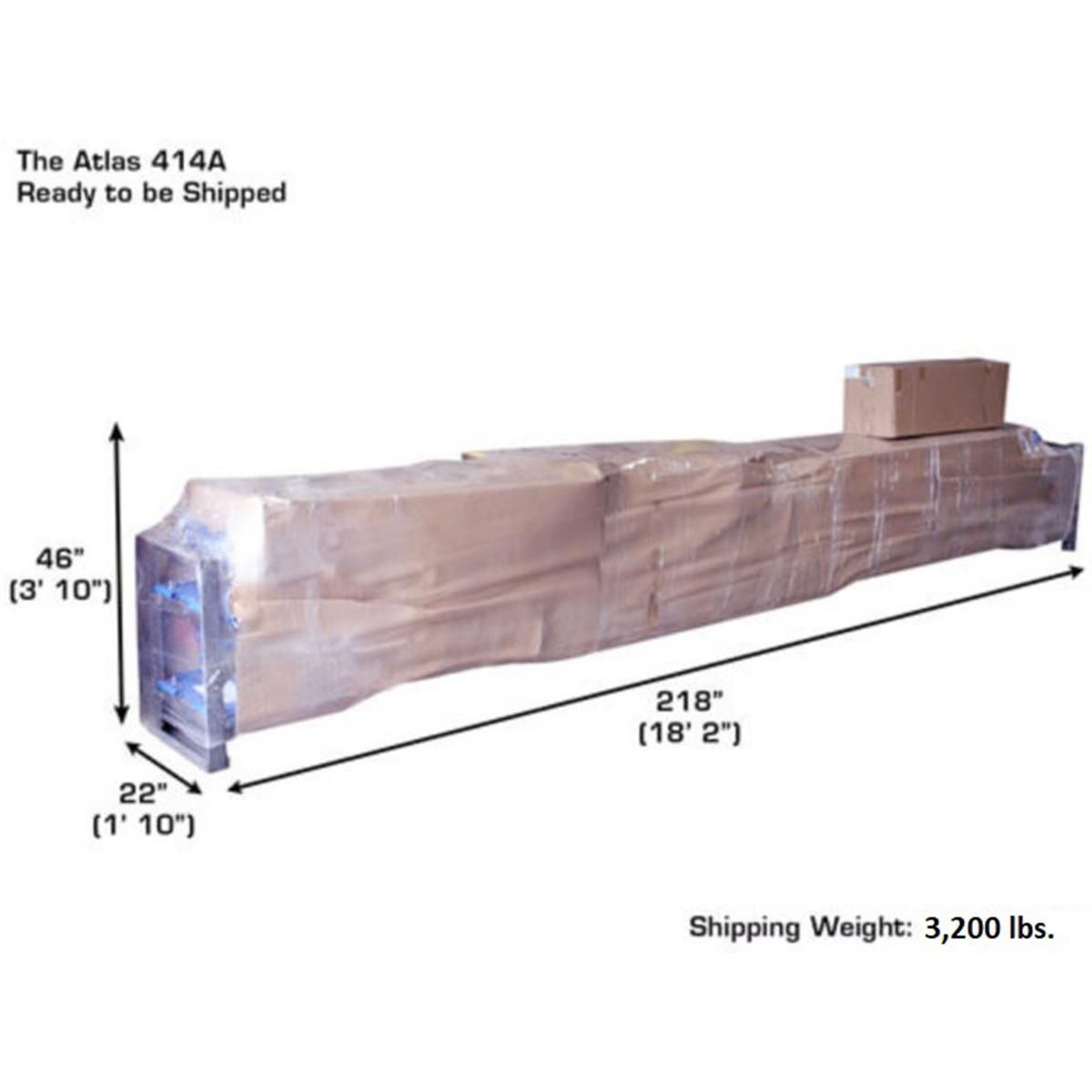 Atlas 414A 14,000 lb. 4 Post Alignment Lift