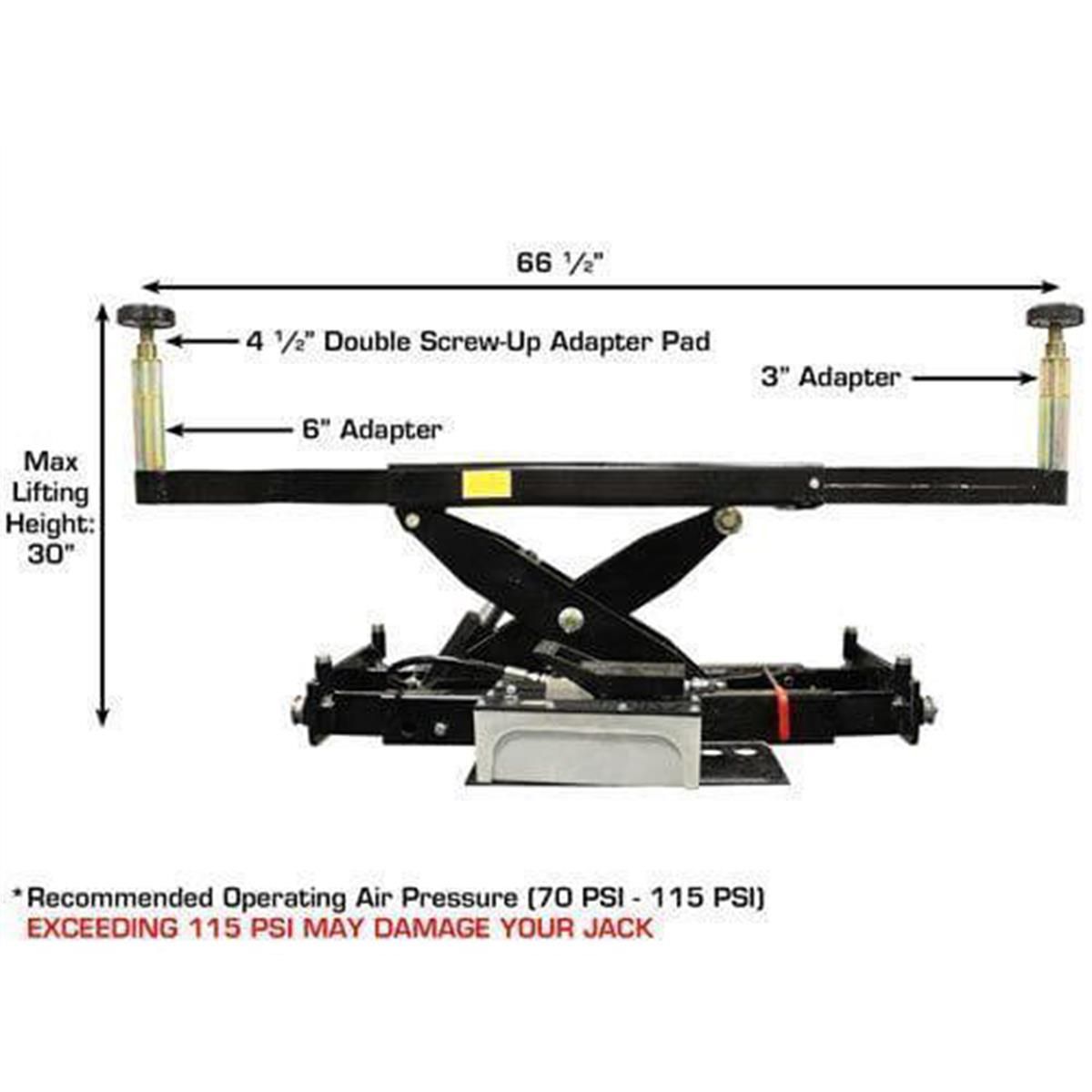 Atlas 414A 14,000 lb. 4 Post Alignment Lift + RJ8 Rolling Jacks Combo