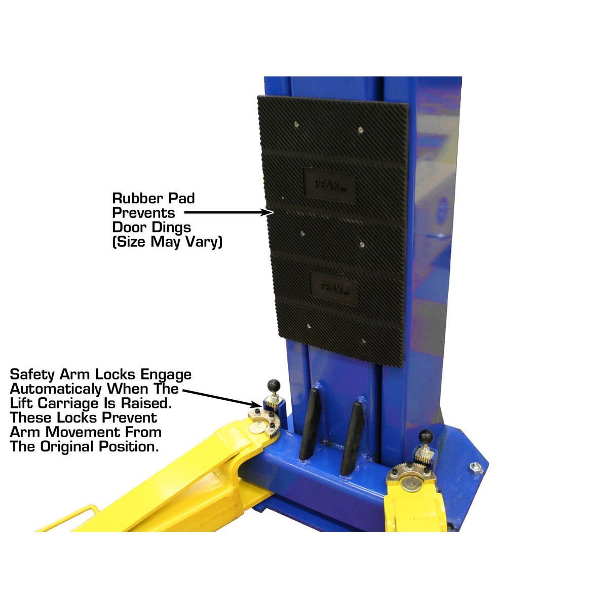 Atlas OHX10000X Commercial Grade Extra Tall 10,000 lb. Capacity 2-Post Lift