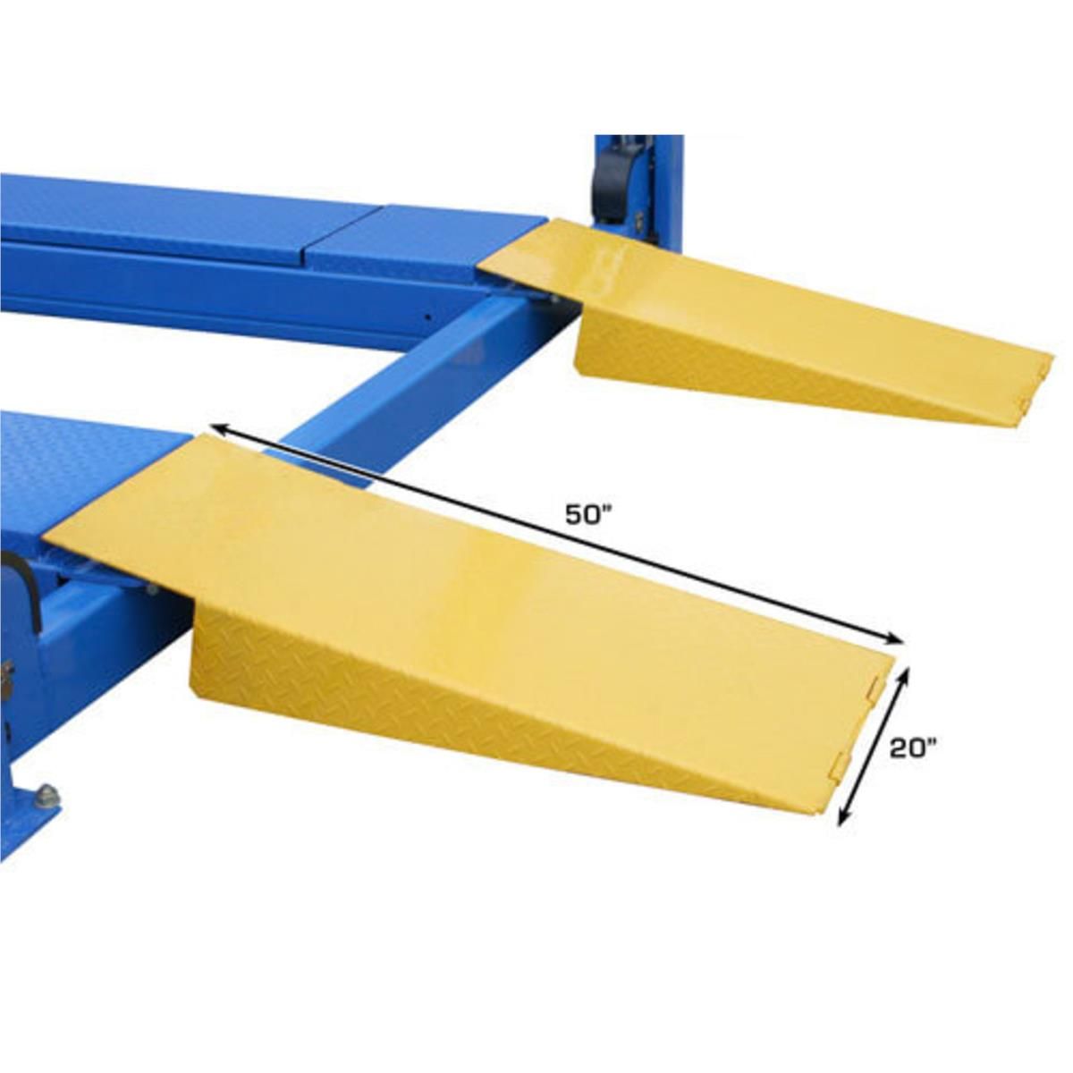 Atlas 414A 14,000 lb. 4 Post Alignment Lift + RJ8 Rolling Jacks Combo